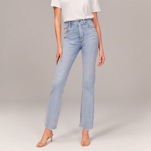 Ultra High Rise Ankle Straight Jean